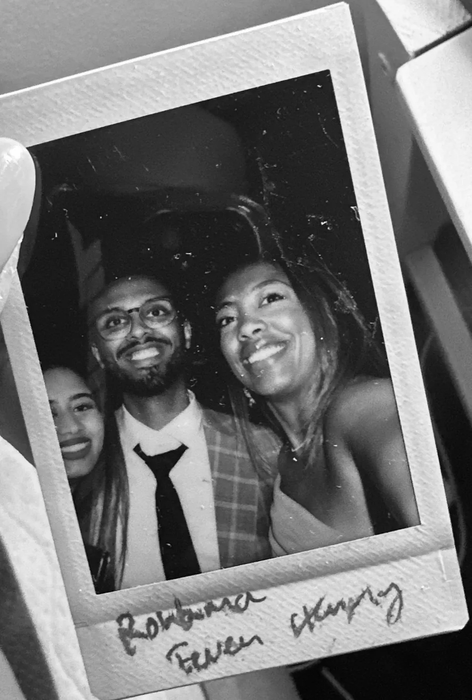 Our first photo together